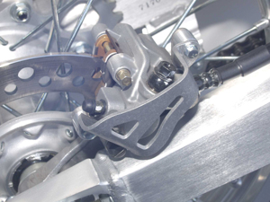 Works Connection Aluminum Rear Caliper Guard Fits CR/CRF