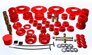 Red Hyper-Flex Master Bushing Set Fits 01-05 Chrysler PT Cruiser FWD