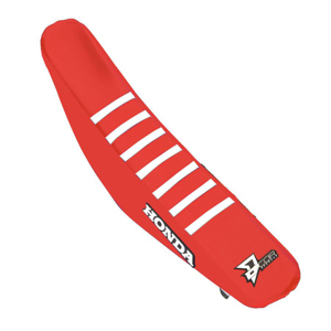 D'Cor Geico Red/White Seat Cover w/Ribs Fits 17-20 Honda CRF