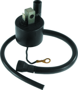 QuadBoss Ignition Coil for 10-13 Yamaha YFM125 Grizzly - Fits 10-13 Yamaha YFM125 Grizzly models