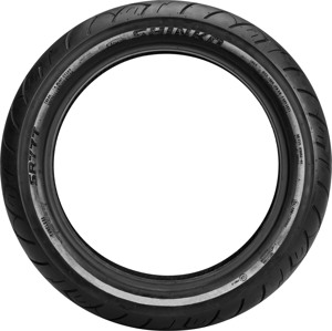 130/90B16 73H Rear Tire 777 Cruiser - Heavy Duty "Reflector" Sidewall