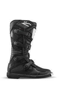 Gaerne SGJ Youth Motocross Boots Black Size 4 - Youth size 4 black offroad boots from Gaerne