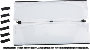 Clear Folding Windshield - For Polaris Ranger 500/700