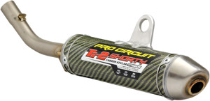 Ti-2 Shorty Carbon Slip On Exhaust Silencer - For 16-18 65 SX & 2017 TC65