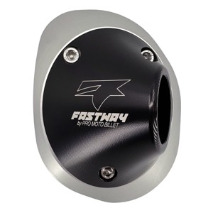 Pro Moto Billet Side Shooter Exhaust End Cap Black Fits 19-24 KTM/GG/HQV 4T