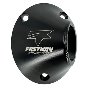 Side Shooter Exhaust Nozzle Black for PMB/Fastway 3-Bolt End Caps