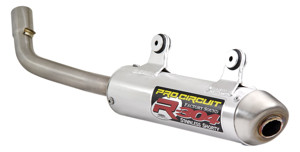 R-304 Shorty Aluminum Slip On Exhaust - For 17-18 KTM 250/300 SX/XC & TE/TC 250/300