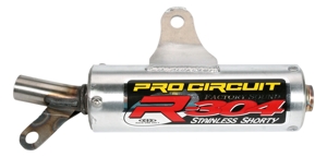 R-304 Shorty Aluminum Slip On Exhaust Silencer - For Suzuki RM85/L & RM80