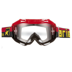 Ariete 07 Line MX Goggles Black Red Kids - Kids MX goggles, black/red, clear lens