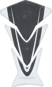 Ariete Harris Puzzle Tank Protector Clear Carbon - Clear/carbon tank protector by Harris Grips