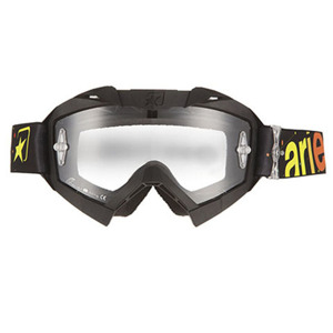 Ariete Adrenaline MX Goggles Fluo Yellow Red OTG Senior Size - MX goggles, fluo yellow/red, OTG, senior size