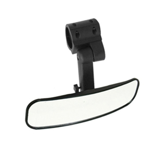 Bronco Rear View Mirror 1.25-2.00 Inch Roll Bar Universal - Universal mirror fits 1.25" to 2" roll bars