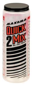 Maxima Quick 2 Mix Bottle 20oz Oil/Gas Ratio Mixing Bottle - Oil/gas mixing bottle, 24:1 to 100:1 ratios