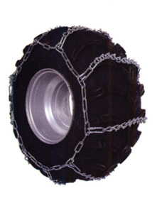 Eagle Plows V-Bar Chains 54x14 Inch 4-Link ATV Tire Chains Pair - Aggressive V-Bar tire chains, 54x14 in, 4-link, pair