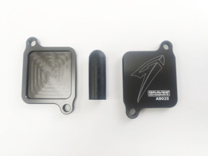 Graves Smog Block Off Plate Aluminum AB025 Fits Gen 2 Hayabusa