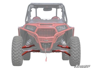 SuperATV High Clearance Front A-Arms Red w/SuperDuty Joints For RZR XP Turbo