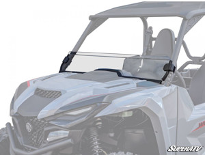 SuperATV Clear Half Windshield Polycarbonate Fits Yamaha Wolverine RMAX