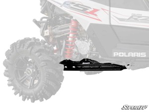 SuperATV Extended Rear Trailing Arms 1" Offset Black For Polaris RZR RS1