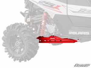 SuperATV Extended Trailing Arms 1" Rear Offset Red For Polaris RZR RS1