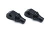 Kuryakyn Tapered Peg Adaptor Black (Pair)