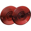 Kuryakyn Red Lenses for Flat Turn Signals â€“ Pair