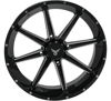 QuadBoss Slicer Wheel 20x7 4/137 4+4 Black