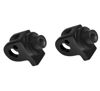 Kuryakyn Splined Peg Adapter Satin Black (Pair) Fits Triumph