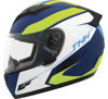 THH TS-80 Vision Full Face Helmet Blue/Yellow XL