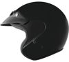THH Helmets T-381 Open Face Helmet Black Medium