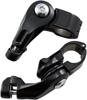 Kuryakyn Tour Tech 6in Back Arms w/ Clamps Black No Pegs
