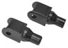 Kuryakyn Tapered Peg Adapter Gloss Black Fits Honda