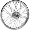 Biker's Choice 21x2.15 40-Spoke Front Wheel w/ ABS Bearing Chrome