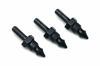 Kuryakyn Windshield Spikes Black 1/4-20 x 5/8" Set of 3 Fits FLTR
