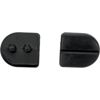 Replacement Rubber for Stirrup Heel Rest Black Pair Kuryakyn 8080