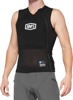 100% Tarka Body Armor Vest Black/White 2XL Unisex - Unisex 2XL protective vest for cycling and MTB