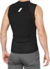 100% Tarka Body Armor Vest Black/White 2XL Unisex - Unisex 2XL protective vest for cycling and MTB