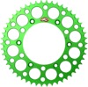 Rear Sprocket Grooved - Green 520-48 Teeth - For 91-09 Kawasaki KX 250/F/ 04-06 Suzuki RM-Z 250