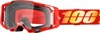 100% Armega Goggles Nuketown Clear Lens Adult Unisex - Ultra HD clear lens offroad goggles for adults