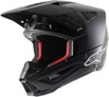 Alpinestars S-M5 Solid Helmet Matte Black XL Offroad - Matte Black XL offroad helmet by Alpinestars