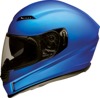 Z1R Jackal Satin Helmet Matte Blue - Medium - Full-face helmet with drop-down sun visor