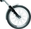 Bikers Choice Raw Narrow Front Fender with Chrome Bracket For FXWG FXST FXDWG - Fits FXWG 80-86, FXST 84-17, FXDWG 93-05