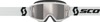 Scott Primal Goggle White Silver Chrome Works - Off-road goggles with silver chrome lens