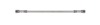 Goodridge 18in Universal Stainless Brake Line Clear/Silver - 18in universal brake line, clear-coated, silver