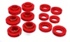 Red Body to Frame Mount Bushing Set by Energy Suspension 3.4101R
