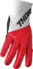 Thor Youth Spectrum Gloves Red/White XS - Durable and flexible youth gloves