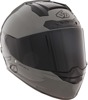 6D ATS-1R Solid Full Face Helmet XL Gloss Gray - Full face carbon helmet, XL, Gloss Gray