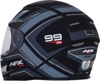 FX-99 Full Face Street Helmet Matte Black/Gray Large