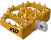 FLO Motorsports Mini Moto Boards HD Gold - Gold mini floorboards for Harley V-Twin models