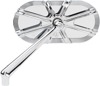 Arlen Ness 10-Gauge Left Mirror Chrome