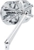 Arlen Ness 10-Gauge Left Mirror Chrome